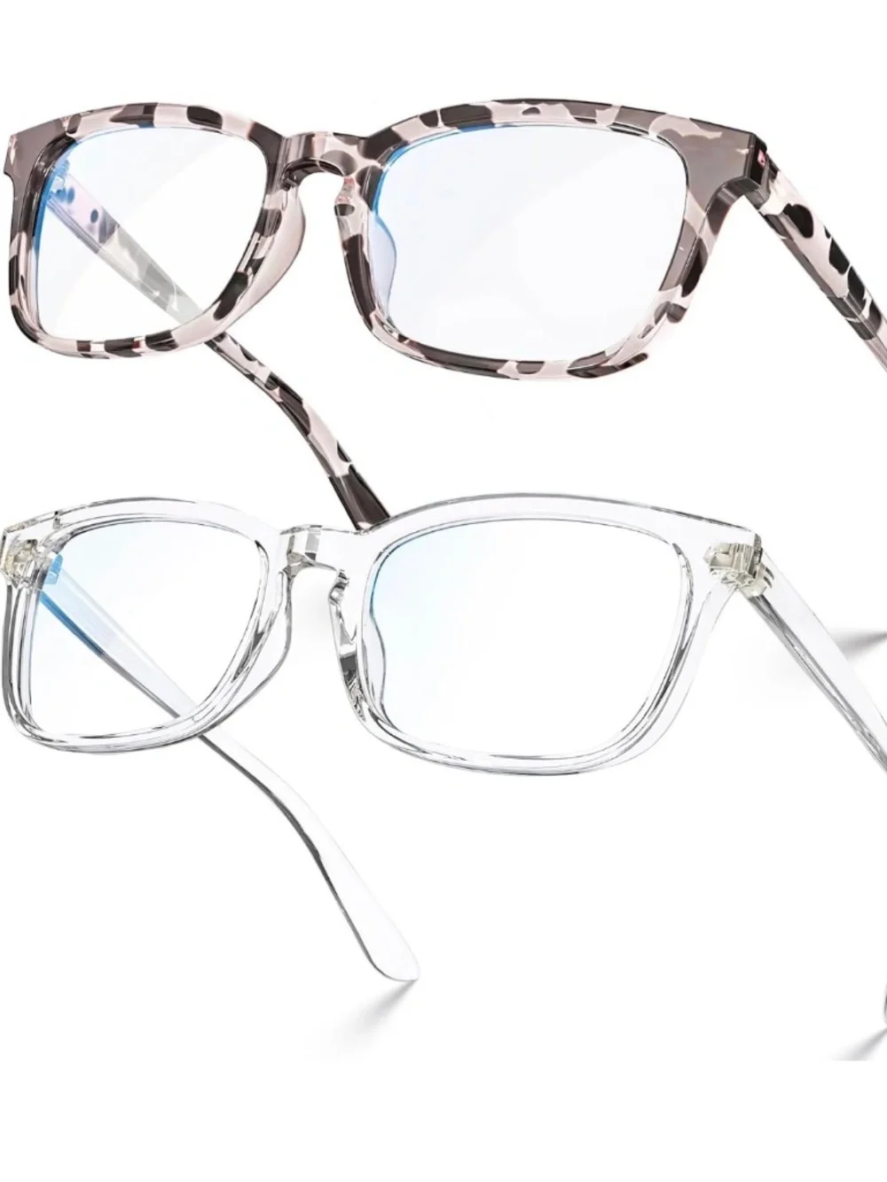 Blue Light Blocking Glasses Square with Anti Glare